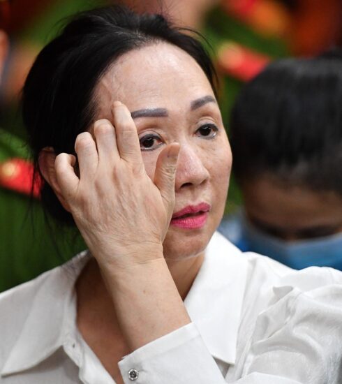 Bà Trương Mỹ Lan tại tòa, tháng 3. Ảnh: Quỳnh Trần