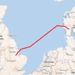 Tuyến cáp Viking Link truyền điện giữa Anh và Đan Mạch. Ảnh: Wikipedia