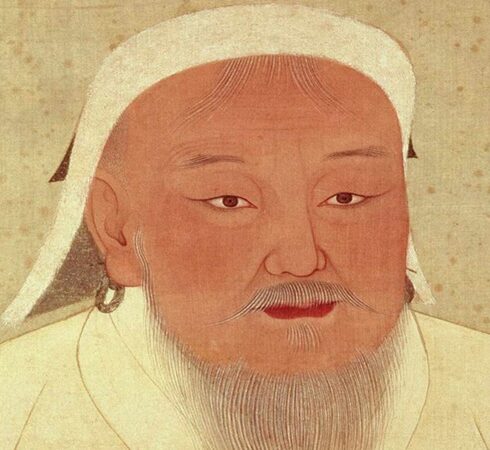 Chân dung của Thành Cát Tư Hãn. Ảnh: Wikipedia