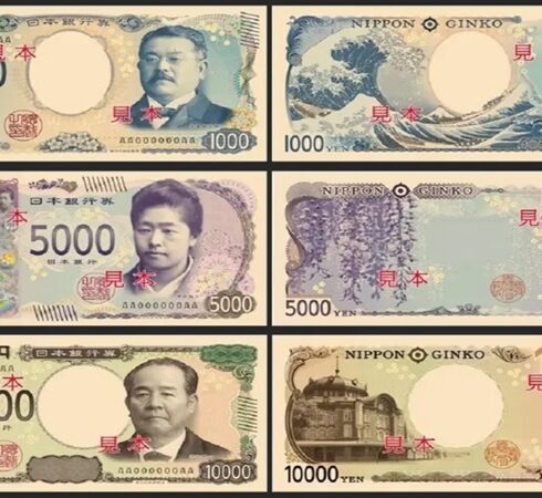 Những tờ tiền mới của Nhật Bản. Ảnh: Nippon