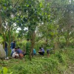 Nhóm cướp bị CSGT bắt giữ sau khi nhảy xuống sông ẩn nấp. Ảnh: Phước Thanh