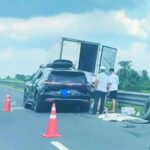 Hiện trường tai nạn. Ảnh: Phạm Sơn Trung