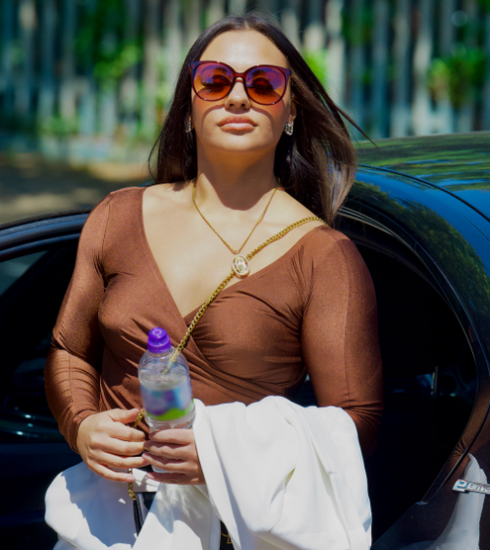 Linda De Sousa Abreu đến tòa hôm 30/7. Ảnh: Ray Collins