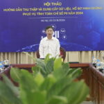 Thứ trưởng Khoa học và Công nghệ Hoàng Minh phát biểu khai mạc hội thảo sáng 1/8. Ảnh: TTTT