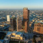 Tòa nhà gỗ mới sẽ bao gồm 55 tầng, cao nhất thế giới khi hoàn thành. Ảnh: MGA