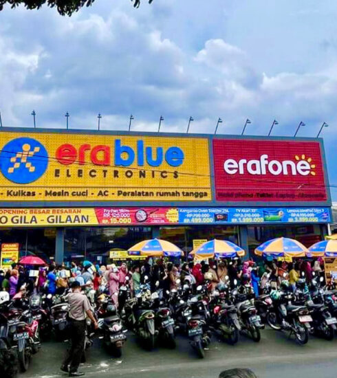 Chuỗi điện máy của Thế Giới Di Động tại Indonesia. Ảnh: MWG