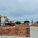 Trung tâm phân loại hàng tự động tại phường Phú Tân, TP.Thủ Dầu Một vừa khởi công xây dựng, dự kiến hoàn thành vào năm 2025. Ảnh: Baobinduong