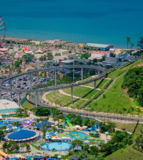 Một góc khu tiện ích giải trí tại dự án bất động sản nghỉ dưỡng của Novaland ở Bình Thuận. Ảnh: NVL