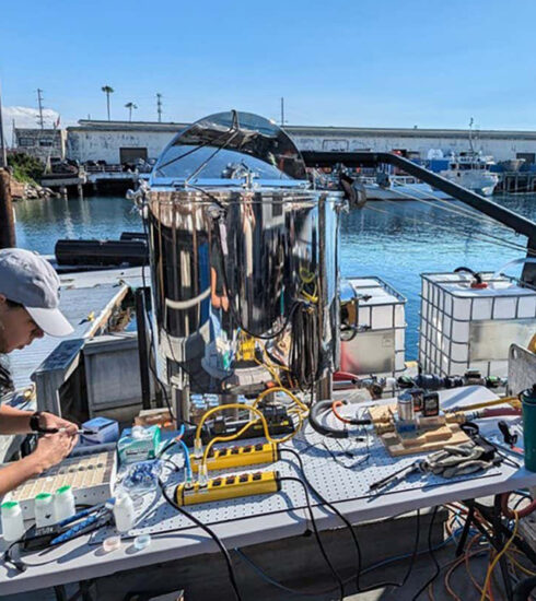 Nguyên mẫu lò phản ứng do Calcarea phát triển. Ảnh: Calcarea