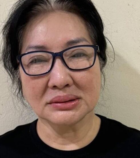 Bà Nguyễn Thị Như Loan tại cơ quan điều tra. Ảnh: Bộ Công an