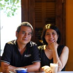 Chị Nguyễn Ngọc Điệp và anh Nguyễn Hải Yến, Hai nhà sáng lập Alluvia. Ảnh nhân vật cung cấp