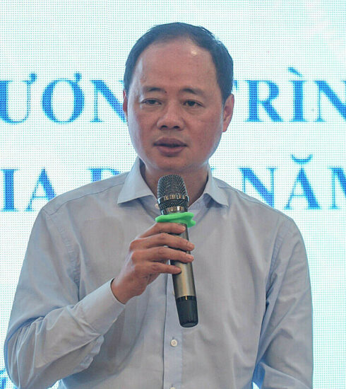 Thứ trưởng Khoa học và Công nghệ Trần Hồng Thái tại hội thảo sáng 16/8. Ảnh: Bùi Toàn