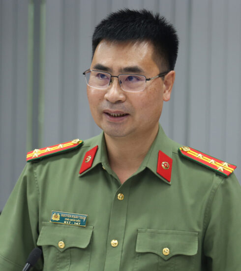 Đại tá Nguyễn Mạnh Toàn, Phó giám đốc Công an tỉnh Đồng Nai. Ảnh: Phước Tuấn