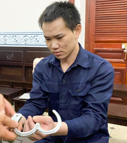 Bị cáo Nguyễn Thanh Tâm sau khi tuyên án. Ảnh: Hải Duyên