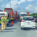 Hiện trường tai nạn. Ảnh: Lê Thành Oai