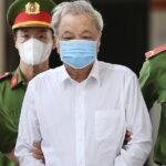 Ông Trần Quí Thanh sau phiên xử. Ảnh: Hải Duyên