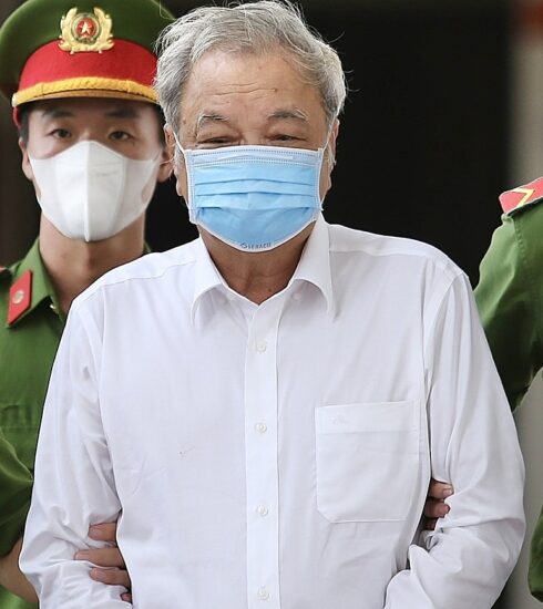 Ông Trần Quí Thanh sau phiên xử. Ảnh: Hải Duyên