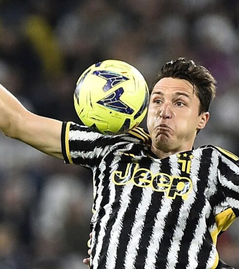 Federico Chiesa trong trận Juventus gặp Milan trên sân Allianz, thành phố Torino, Italy, tại Serie A ngày 28/5/2023. Ảnh: Reuters