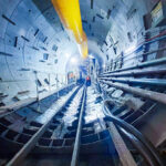 Một đoạn hầm đường sắt Nhổn - ga Hà Nội đã được thi công. Ảnh: Hoàng Phong