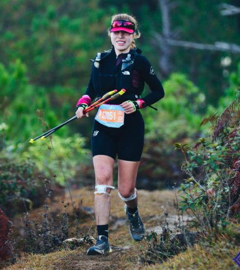 Runner Nga Hồ tham dự cự ly 75km tại giải Dalat Ultra Trail 2024. Ảnh: Dalat Ultra Trail