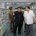Lãnh đạo Triều Tiên Kim Jong-un thị sát cơ sở làm giàu vật liệu hạt nhân cấp vũ khí, trong hình ảnh được công bố ngày 13/9. Ảnh: Rodong Sinmun
