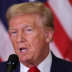 Ông Trump tại buổi họp báo ở New York hôm 6/9. Ảnh: AFP