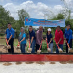 Khởi công cầu Hy vọng 400 tại làng hoa Sa Đéc. Ảnh: Nguyễn Khánh