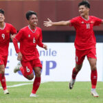 Cầu thủ U16 Việt Nam trong trận thắng Nhật Bản 1-0 tại giải giao hữu ở Trung Quốc ngày 20/8.