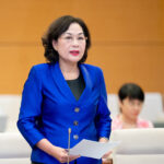 Thống đốc Ngân hàng Nhà nước Nguyễn Thị Hồng phát biểu chiều 24/9. Ảnh: Media Quốc hội