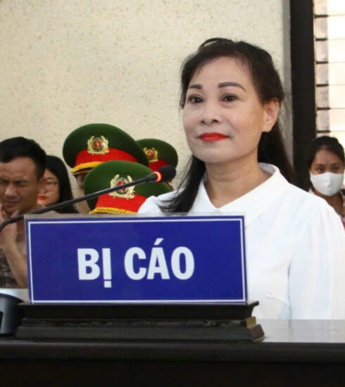 Bị cáo Nguyễn Thị Tin tại tòa. Ảnh: Danh Lam