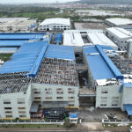 Khu công nghiệp Đồ Sơn, TP Hải Phòng tan hoang sau bão Yagi. Ảnh: Lê Tân