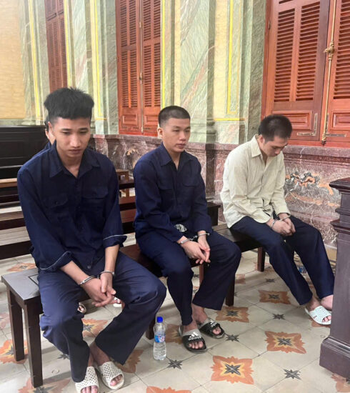 Các bị cáo tại toà Ảnh: Hải Duyên