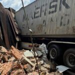 Hiện trường tai nạn. Ảnh: Minh Bằng