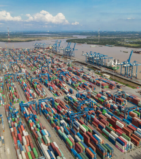 Container hàng hóa tại cCảng Cát Lái, TP Thủ Đức. Ảnh: Quỳnh Trần