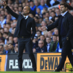 Guardiola và Pochettino so tài trong một trận đấu giữa Man City và Tottenham ở Ngoại hạng Anh vào năm 2016. Ảnh: Shutterstoc