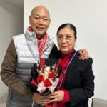 Vợ chồng La Gia Anh, Uông Minh Thuyên. Ảnh: St Headline