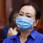 Bà Trương Mỹ Lan tại tòa hôm nay. Ảnh: Quỳnh Trần