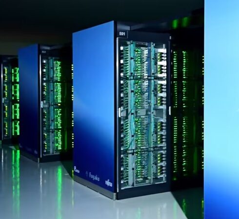 Siêu máy tính Fugaku đặt ở Trung tâm khoa học máy tính RIKEN tại Kobe, Hyogo. Ảnh: Nikkei