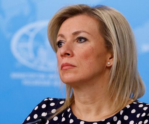 Phát ngôn viên Bộ Ngoại giao Nga Maria Zakharova tại Moskva ngày 18/1. Ảnh: Reuters