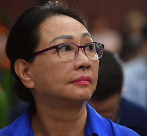 Bà Trương Mỹ Lan tại phiên xử phúc thẩm. Ảnh: Thanh Tùng