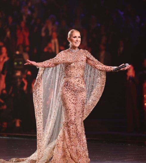 Celine Dion trên sàn catwalk 1001 Seasons of Elie Saab. Ảnh: Instagram Rani Fawaz