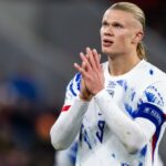 Haaland thất vọng sau pha hỏng ăn đầu trận. Ảnh: Dagbladet