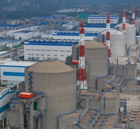 Nhà máy điện hạt nhân Tianwan ở Giang Tô, Trung Quốc. Ảnh: Xinhua