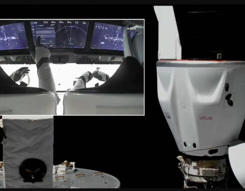 Phi hành gia SpaceX Crew-9 di chuyển tàu Dragon. Ảnh: Space