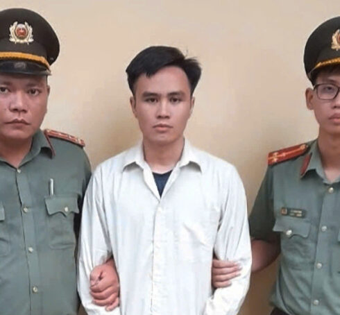 Trần Khắc Đức bị Cơ quan an ninh điều tra bắt. Ảnh: Công an cung cấp