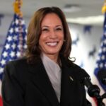 Phó tổng thống Kamala Harris tại Wilmington, bang Delaware ngày 22/7. Ảnh: AP