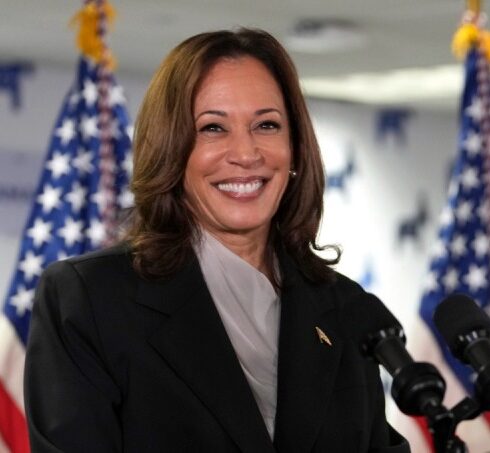 Phó tổng thống Kamala Harris tại Wilmington, bang Delaware ngày 22/7. Ảnh: AP