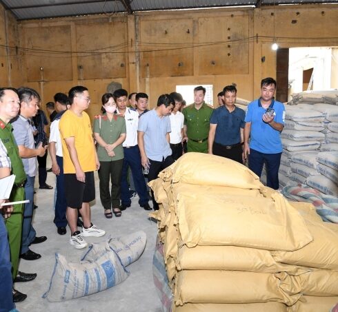 Ma túy ngụy trang trong các bao xi măng trong chuyên án 103H. Ảnh: Công an cung cấp