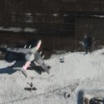 Máy bay A-50 Nga tại căn cứ Machulishchy ngày 28/2/2023, hai ngày sau khi phe đối lập lưu vong Belarus tuyên bố thực hiện vụ tấn công. Ảnh: Maxar