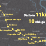 Hướng tuyến Metro Số 2. Đồ họa: Thanh Huyền